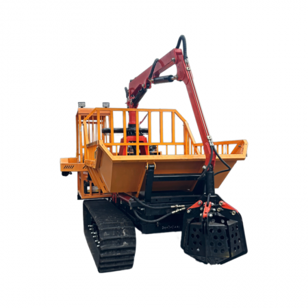 Dumper Crawler 5 Ton miaraka amin'ny Crane Grab